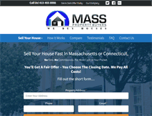 Tablet Screenshot of masspropertybuyers.com